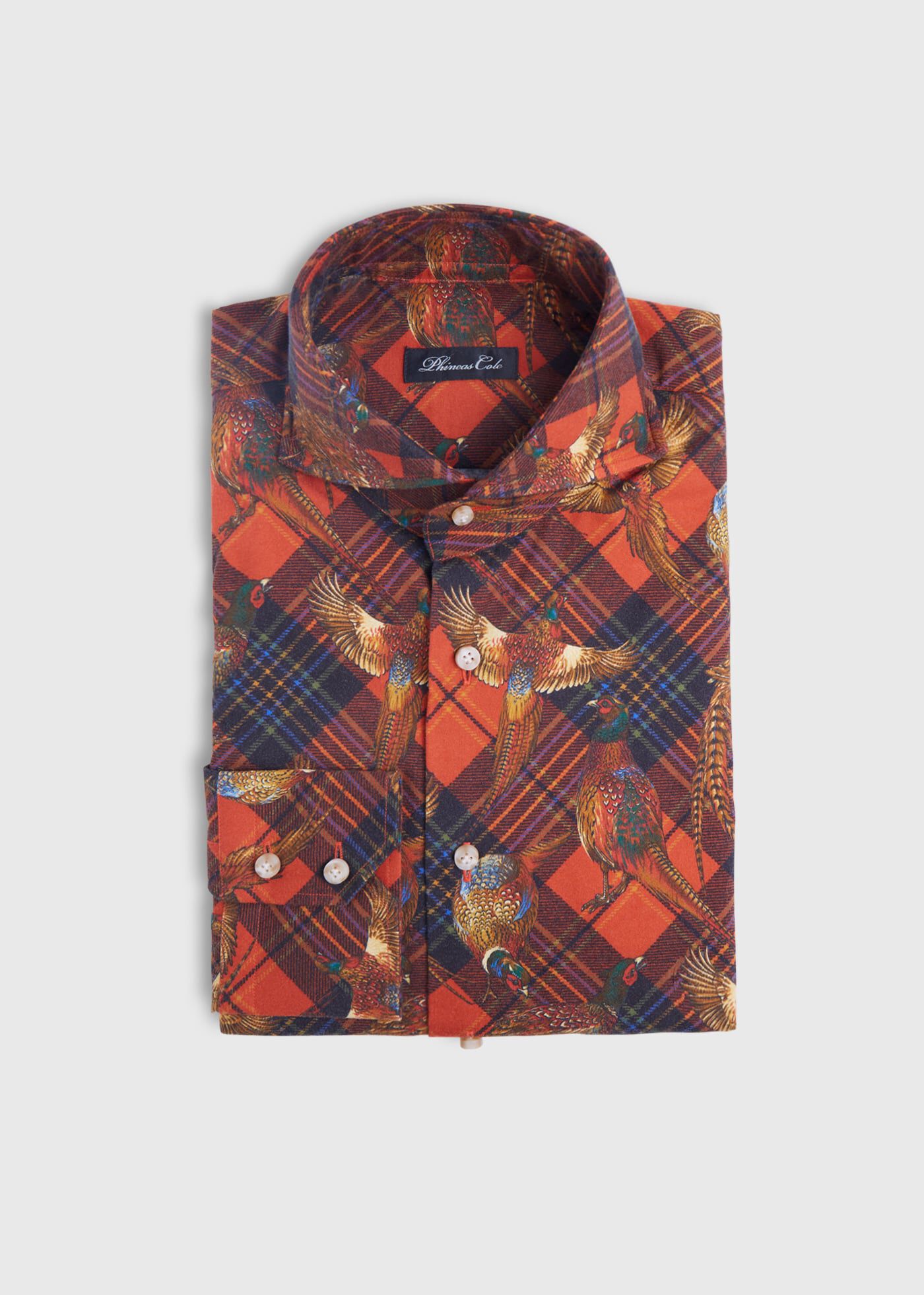Pheasant Plaid Brushed Cotton Shirt Pheasant Plaid Brushed Cotton Shirt