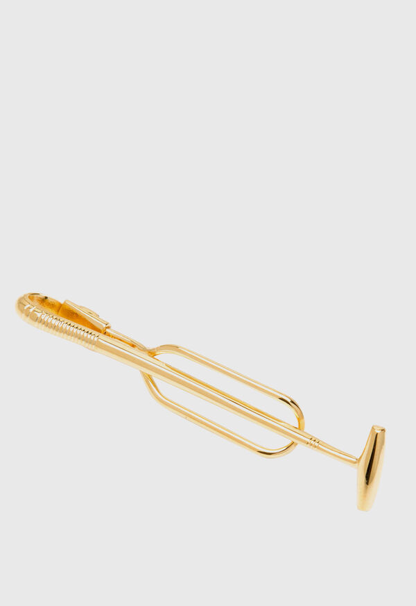 Paul Stuart Gold Vermeil Polo Mallet Tie Bar, image 1