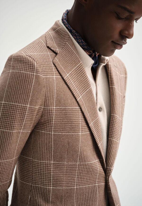 Paul Stuart Prince of Wales Check Cashmere Jacket, image 6