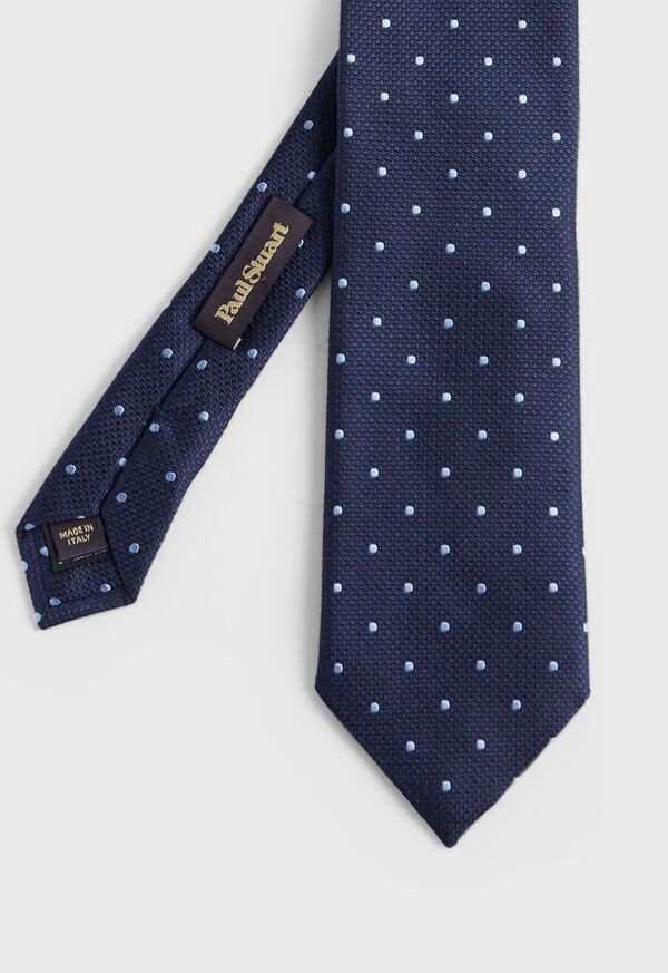 Paul Stuart Woven Silk Dot Tie, image 1