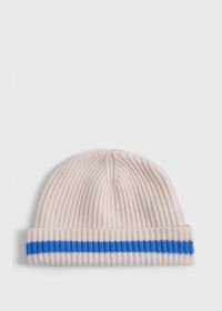 Paul Stuart Contrast Stripe Cashmere Hat, thumbnail 1