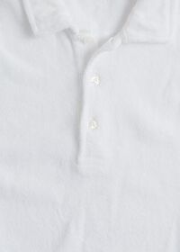 Paul Stuart Cotton Terry Cloth Short Sleeve Polo, thumbnail 2