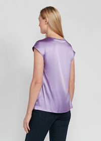 Paul Stuart Silk Cap Sleeve Top, thumbnail 3