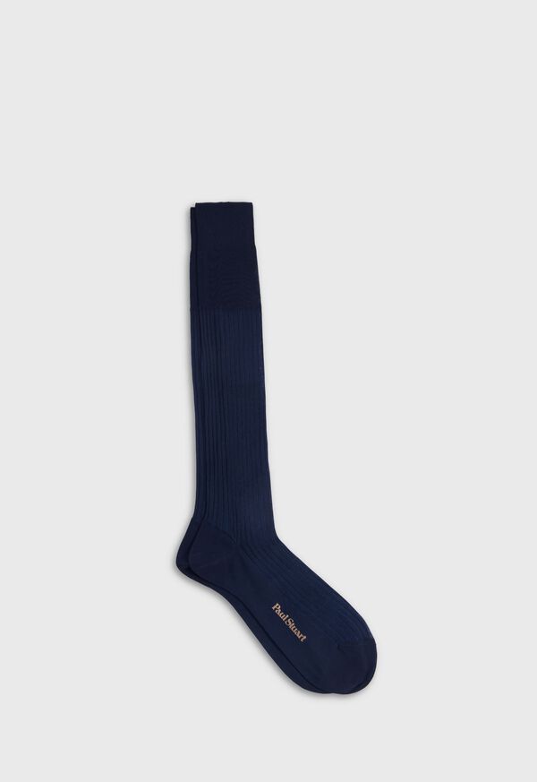 Paul Stuart Wool/Cotton Shadow Stripe Sock, image 1