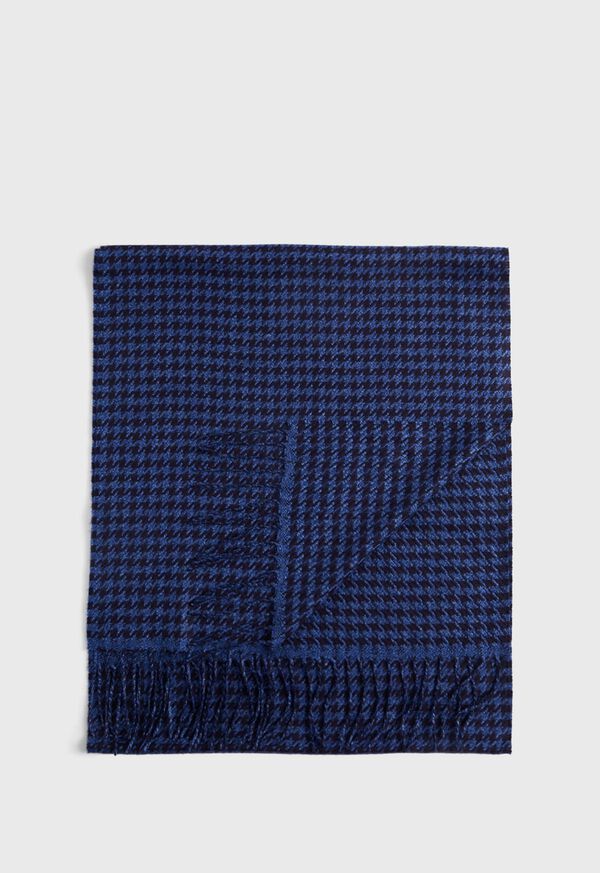 Paul Stuart Houndstooth Scarf, image 1