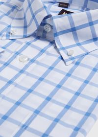 Paul Stuart Oversized Windowpane Cotton Dress Shirt, thumbnail 2