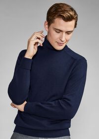 Paul Stuart Classic Cashmere Double Ply Turtleneck Sweater, thumbnail 4