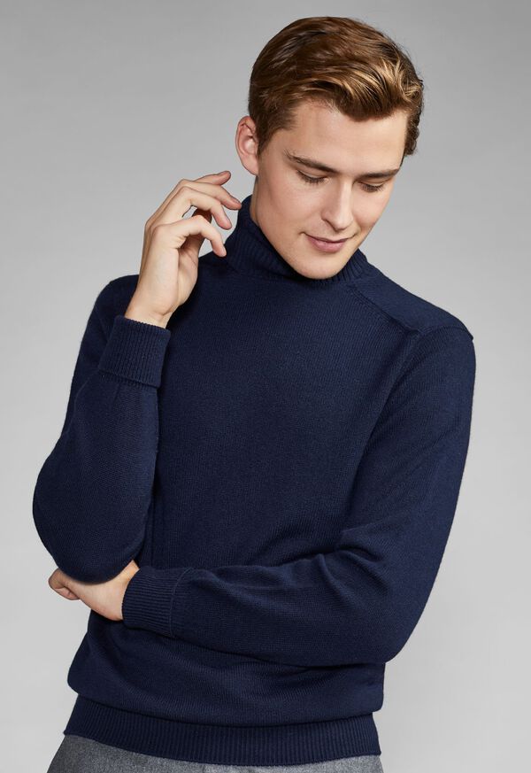 Paul Stuart Classic Cashmere Double Ply Turtleneck Sweater, image 4