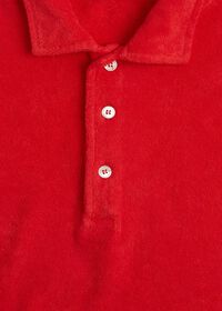 Paul Stuart Terry Cloth Polo Shirt, thumbnail 2