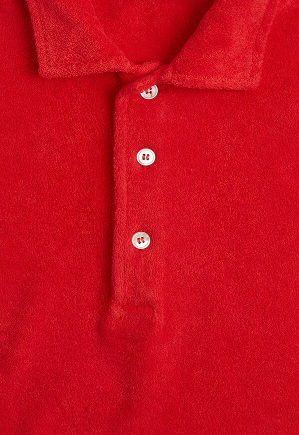 Paul Stuart Terry Cloth Polo Shirt, image 2