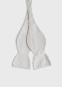 Paul Stuart Woven Silk Grosgrain Bow Tie, thumbnail 3
