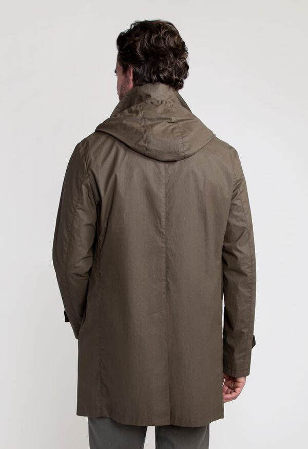 Paul Stuart Hooded Raincoat, image 5