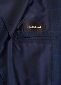 Paul Stuart Blue Plaid Suit, thumbnail 4