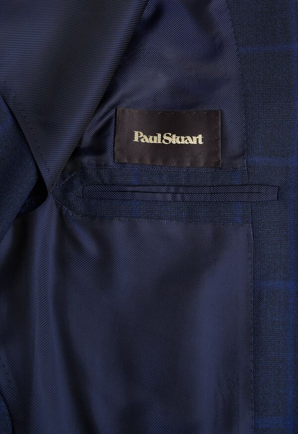 Paul Stuart Blue Plaid Suit, image 4