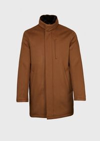 Paul Stuart Cashmere Car Coat with Removable Trim, thumbnail 1