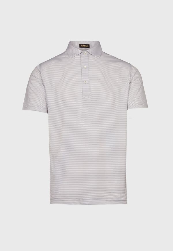 Paul Stuart Classic Striped Performance Polo, image 1