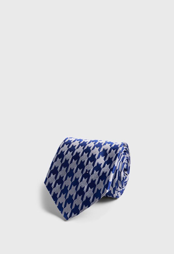 Paul Stuart Woven Silk Houndstooth Tie, image 1