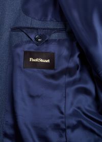 Paul Stuart Mid Blue Houndstooth Sport Jacket, thumbnail 3