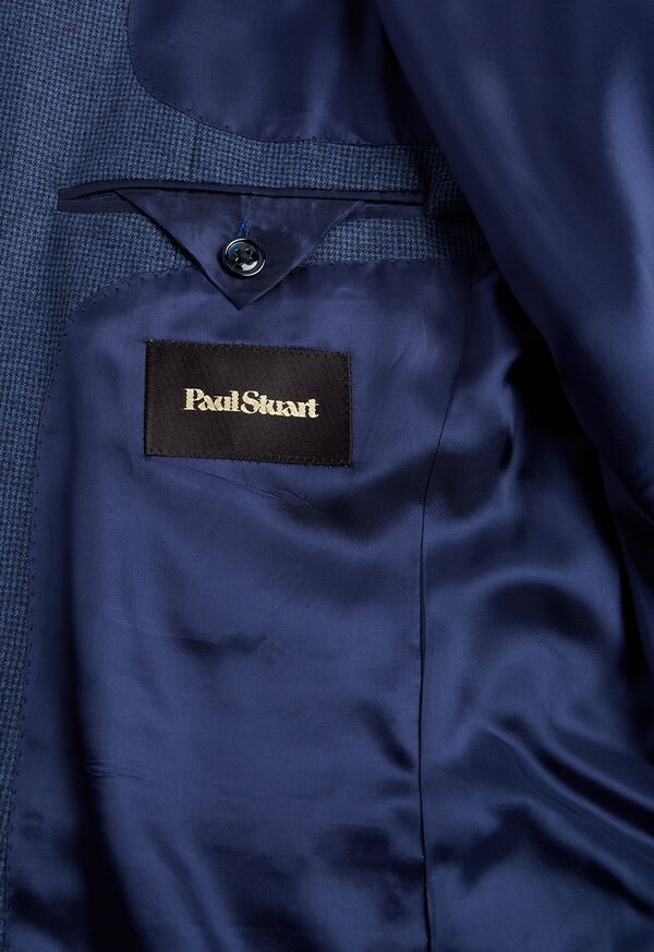Paul Stuart Mid Blue Houndstooth Sport Jacket, image 3