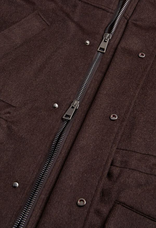 Paul Stuart Cashmere Parka with Hood, image 5