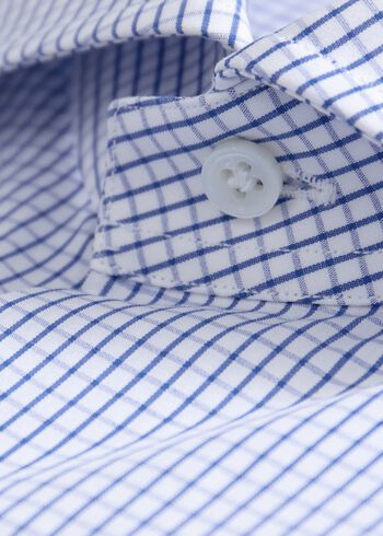 Paul Stuart Micro Check Poplin Dress Shirt