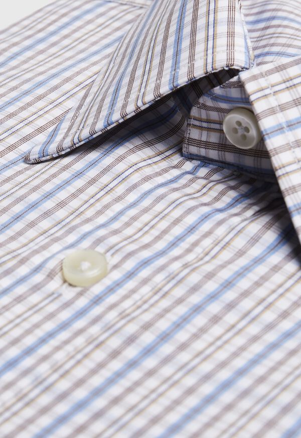 Paul Stuart Cotton Check Dress Shirt, image 2