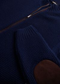 Paul Stuart Textured Wool & Cashmere Full Zip Cardigan, thumbnail 2