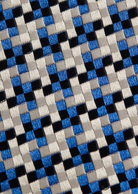 Paul Stuart Woven Silk Houndstooth Tie, thumbnail 3