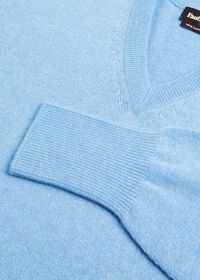 Paul Stuart Classic Cashmere Double Ply V-Neck Sweater, thumbnail 58