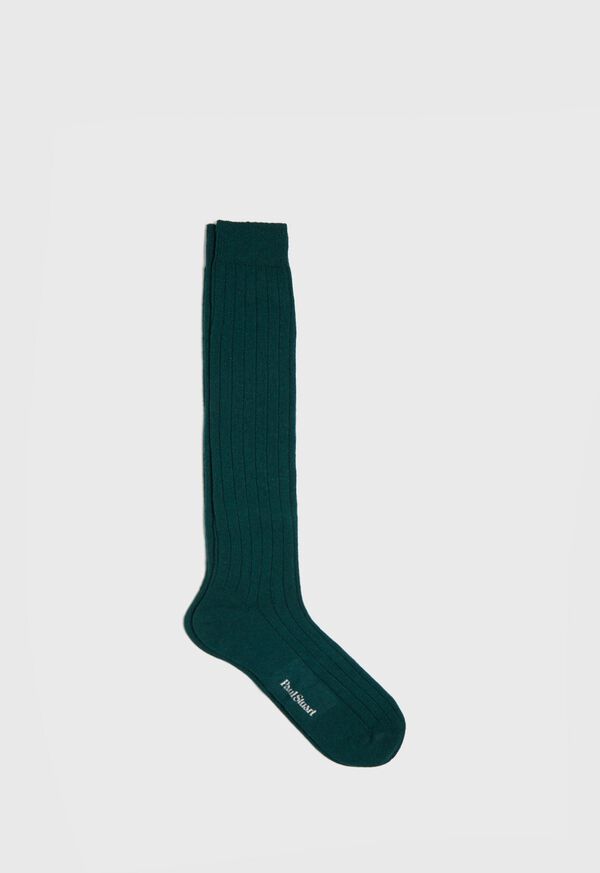 Paul Stuart Cashmere Ribbed Sock, image 1