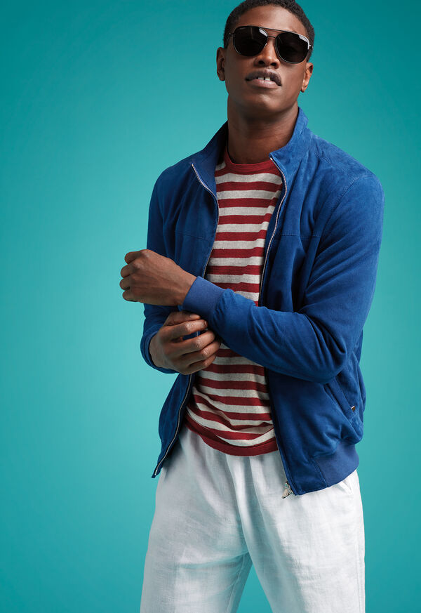 Paul Stuart The Suede & Stripe Look, image 1