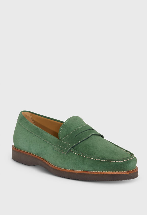 Paul Stuart Malcolm Suede Penny Loafer, image 2