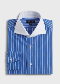 Paul Stuart Cotton Stripe Dress Shirt, thumbnail 1
