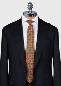 Paul Stuart Printed Wool Medallion Tie, thumbnail 2