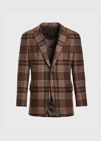 Paul Stuart Soft Shoulder Wool Plaid Jacket, thumbnail 1