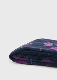 Paul Stuart Cotton Blend Motif Floral Sock, thumbnail 2