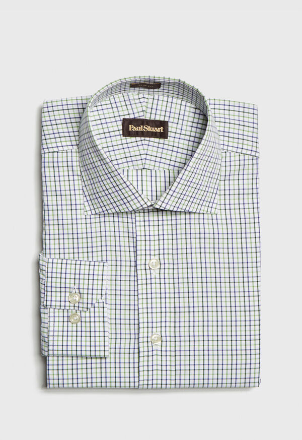 Paul Stuart Slim Fit Tattersall Dress Shirt, image 1