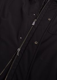 Paul Stuart Black Hooded Down Filled Tech Jacket, thumbnail 4