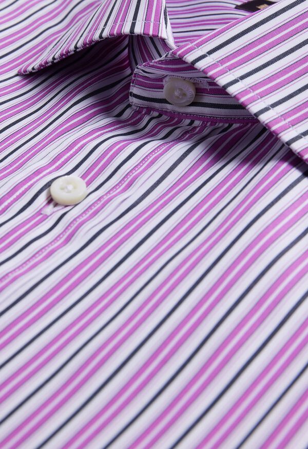 Paul Stuart Variegated Stripe Slim Fit Dress Shirt, image 2