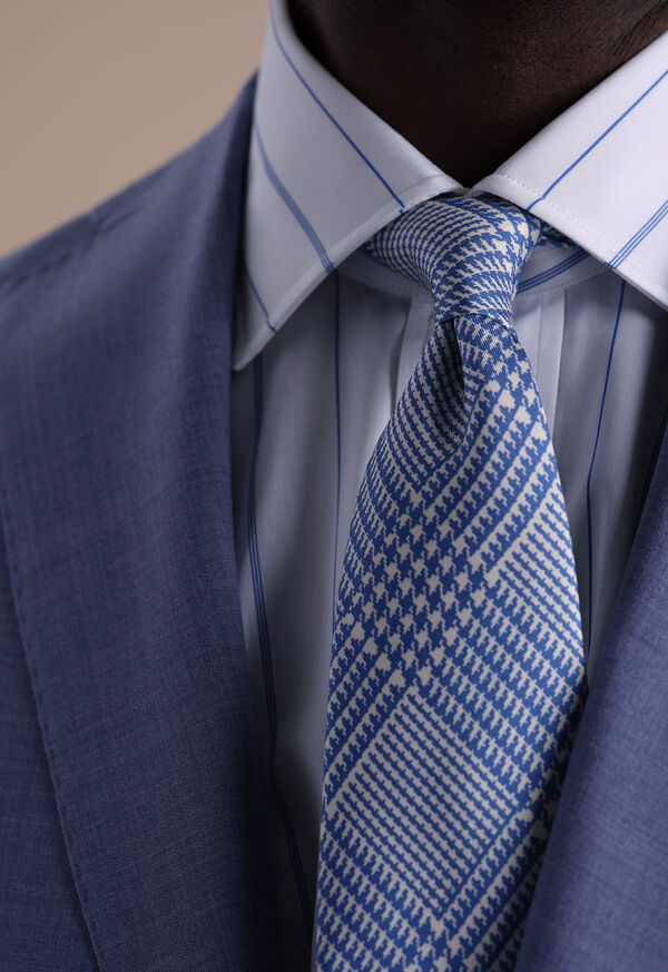 Paul Stuart Printed Silk Glenn Plaid Tie, image 2