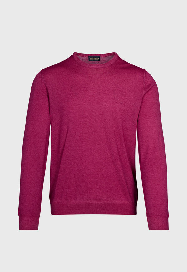 Paul Stuart Garment Dyed Wool Crewneck Sweater, image 1