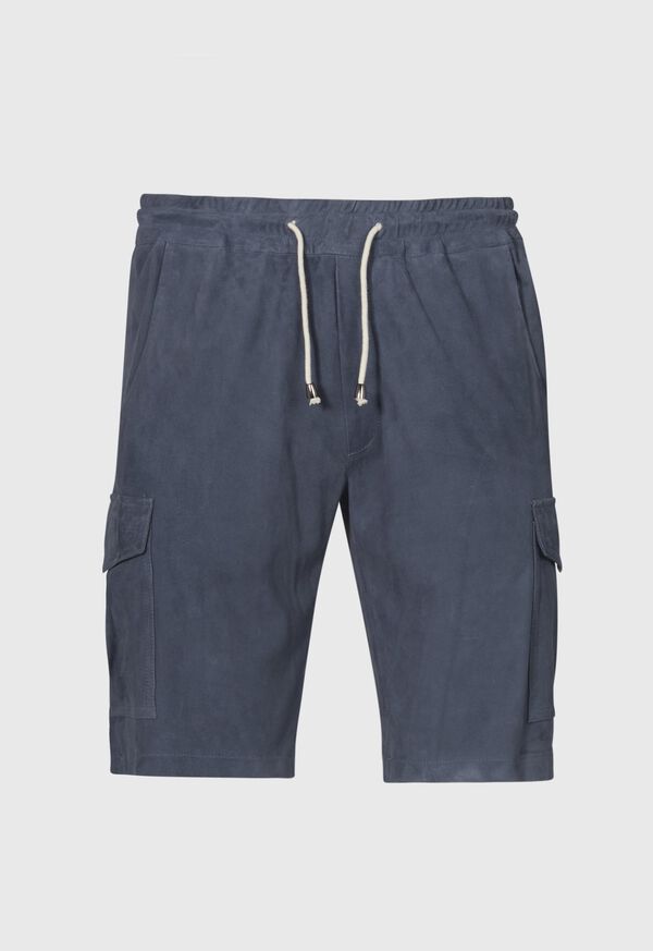 Paul Stuart Suede Cargo Bermuda Short, image 1