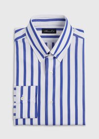 Paul Stuart <div>Blue and White Stripe Cotton Shirt</div>, thumbnail 1
