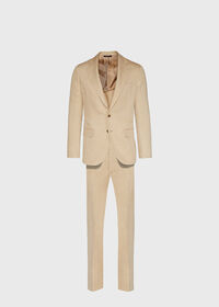 Paul Stuart Tan Linen Blend Suit, thumbnail 1