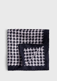 Paul Stuart Houndstooth Silk Pocket Square, thumbnail 1