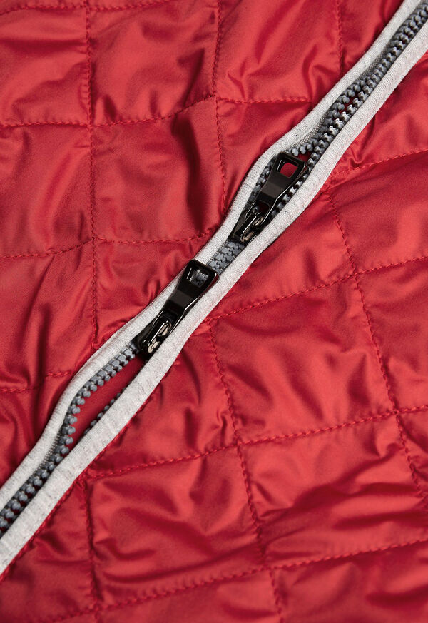 Paul Stuart Quilted Nylon Vest with Wool Trim, image 11