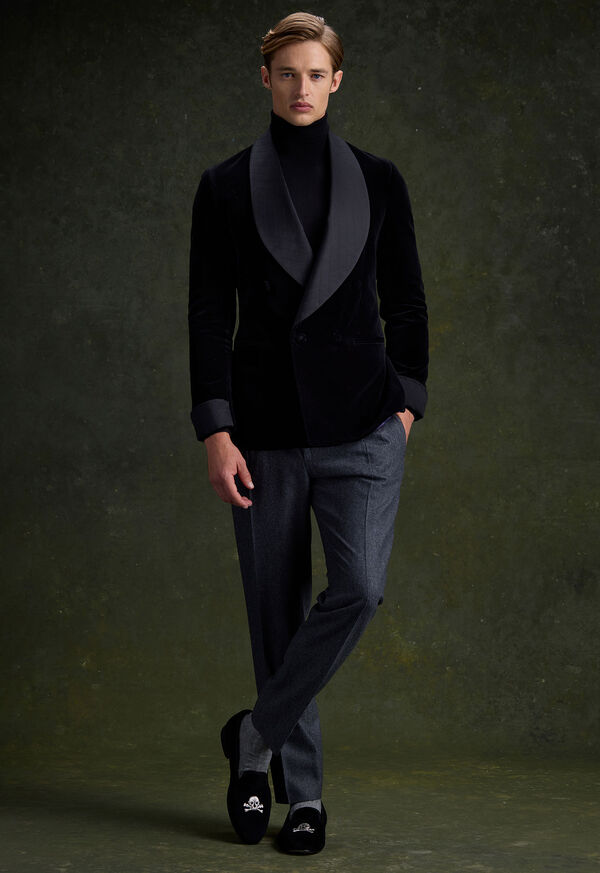 Paul Stuart Velvet Shawl Collar Dinner Jacket, image 2