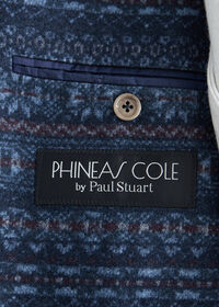 Paul Stuart Wool Printed Fair Isle Jacket, thumbnail 3