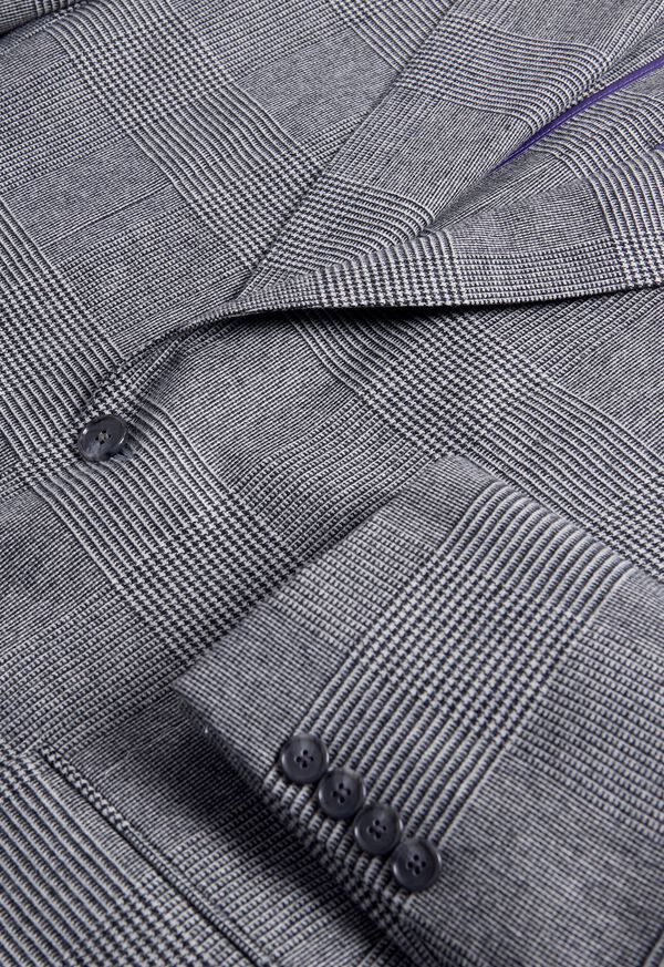Paul Stuart Wool Glen Plaid Suit, image 4