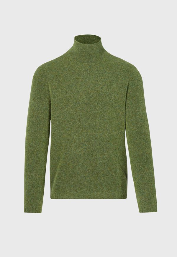 Paul Stuart Mock Neck Fuzzy Pullover Sweater, image 1